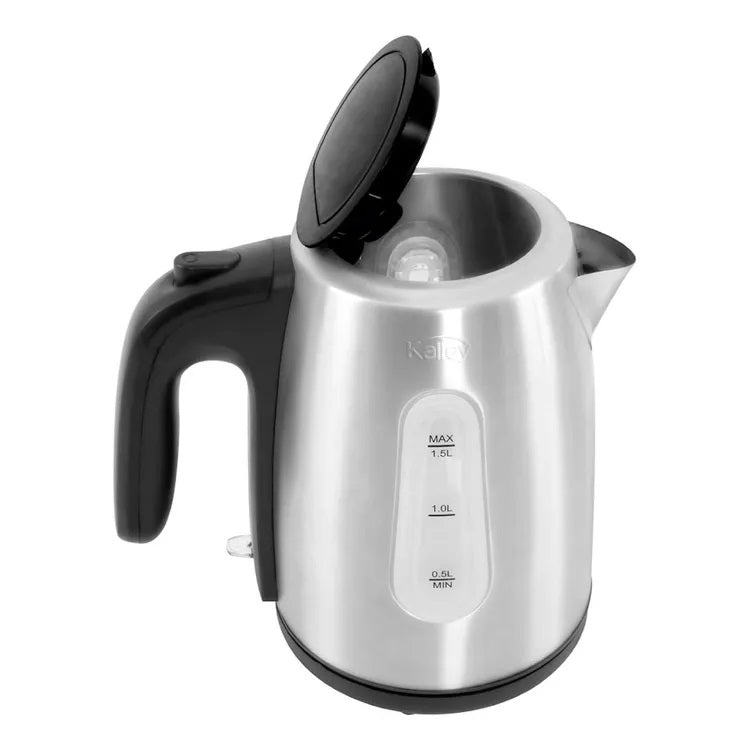 Hervidor eléctrico Tetera Kalley 1.5L K-HA1502 Acero inoxidable 1500W