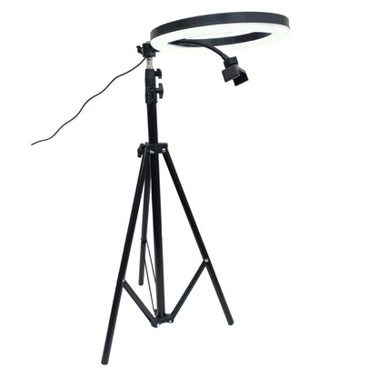 Aro de Luz LED 36 cm con Trípode y Soporte Celular Profesional