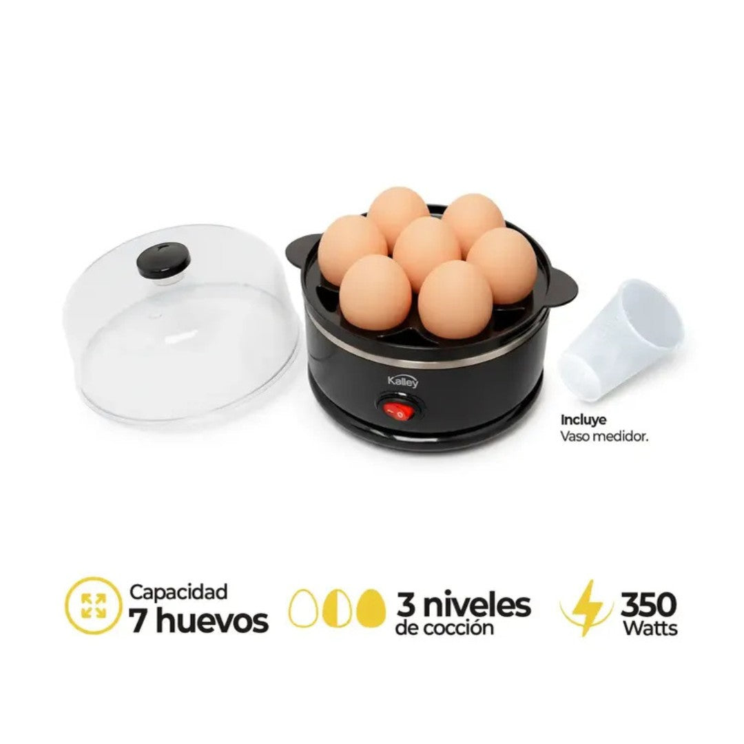 Hervidor de Huevos Eléctrico Kalley K-HHN Automático 7 Huevos