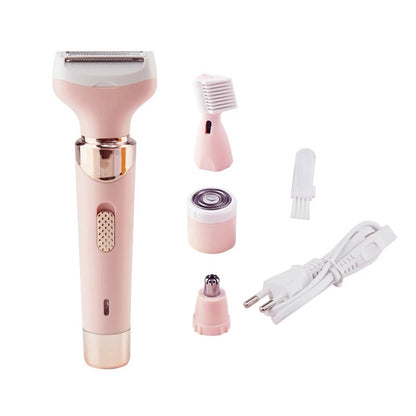 Rasuradora máquina depiladora femenina 4 en 1 recargable