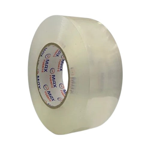 Rollo de cinta transparente industrial ancha 200 metros