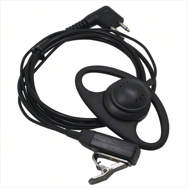 Auricular Manos Libres para Radio Tipo D con Micrófono y PTT Integrado