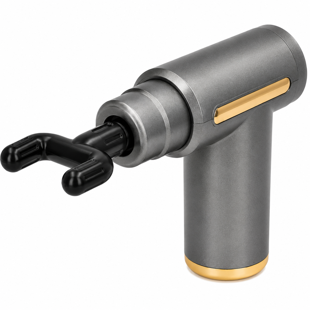 Pistola Masajeadora Muscular Digital con 6 Niveles 4 Cabezales