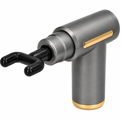 Pistola Masajeadora Muscular Digital con 6 Niveles 4 Cabezales