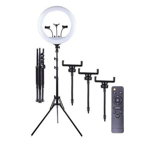 Aro de Luz LED Profesional RL-21" (53cm) Trípode + Control + Maleta