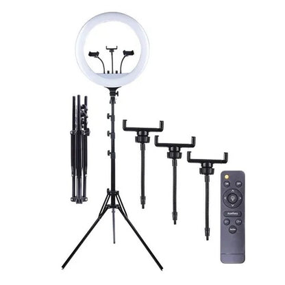 Aro de Luz LED Profesional RL-21" (53cm) Trípode + Control + Maleta