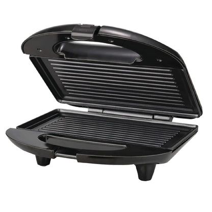 Sanduchera eléctrica tipo panini con parrilla asador NIA