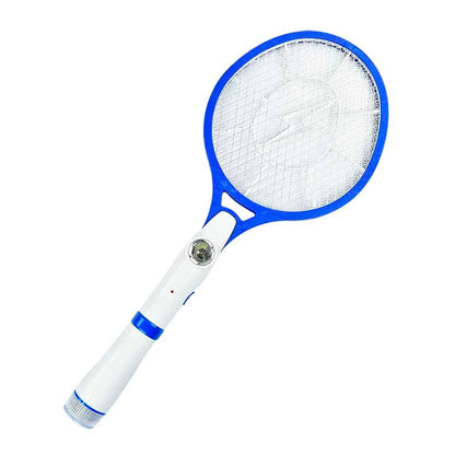 Raqueta mata zancudos recargable + linterna incorporada
