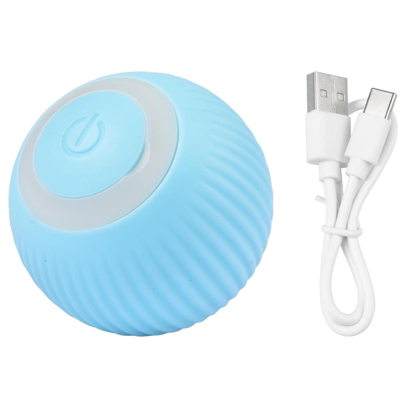 Pelota Juguete Inteligente para Gatos Movimiento y Luces Recargable