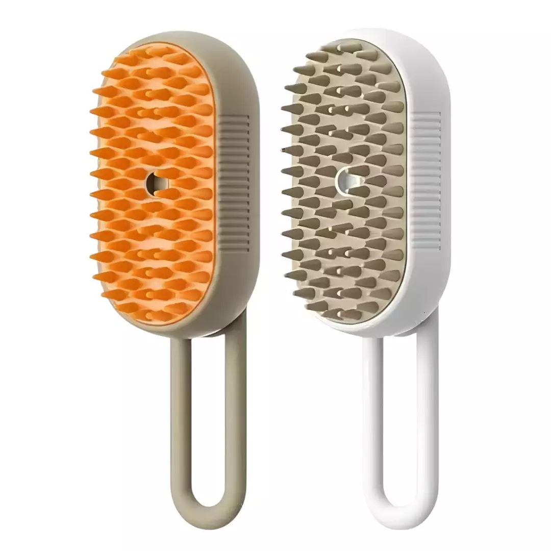 Cepillo Electrico Para Mascotas Spray Humidificador Masajeador 3 en 1