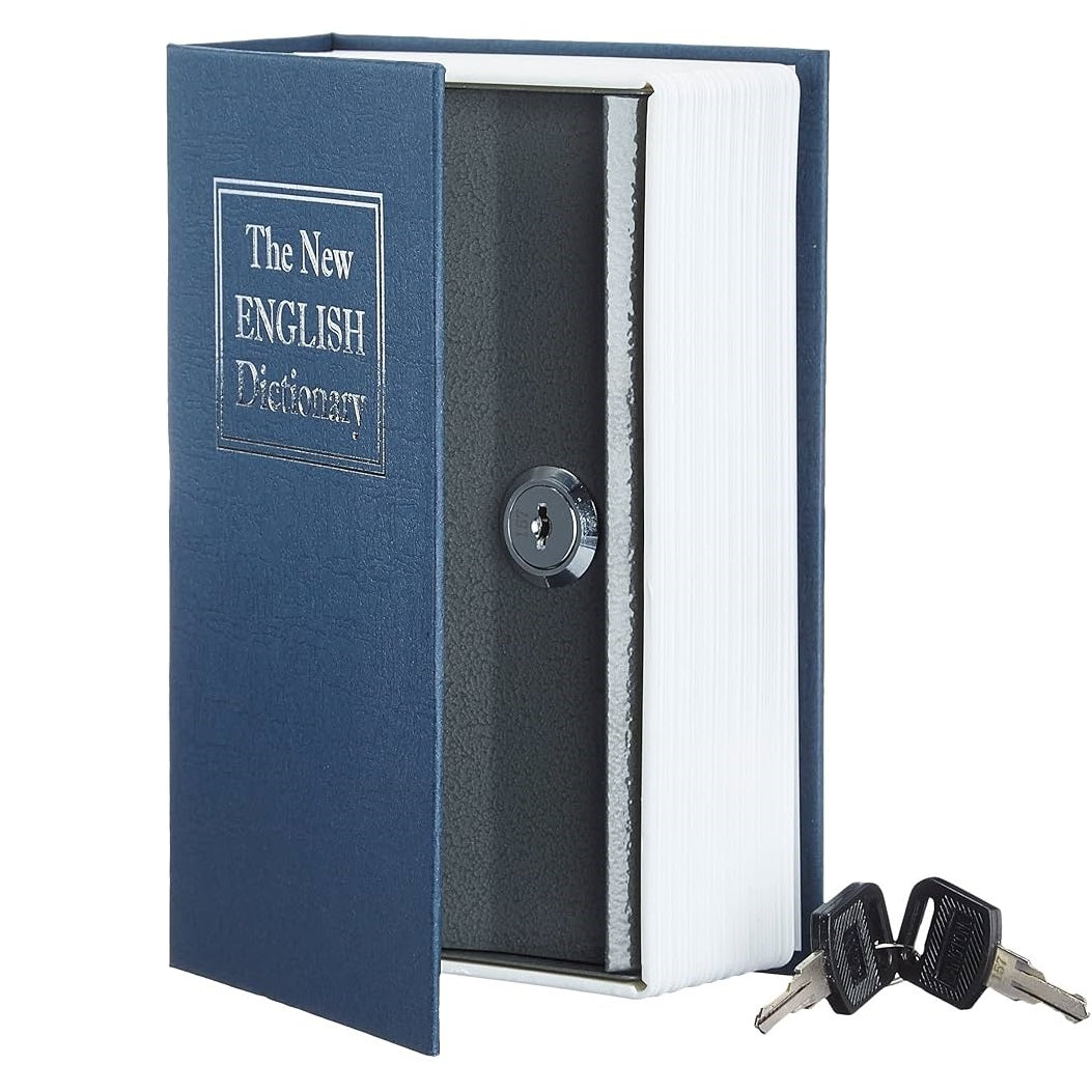 Caja Fuerte Camuflada en Forma de Libro con Llave para el Hogar y Oficina