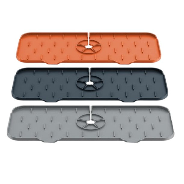 Tapete Protector Antisalpicaduras de Silicona para Fregadero Grifo Lavaplatos