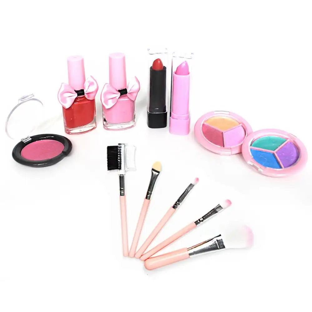 Kit De Maquillaje Juego Para Niñas Bolso 22 Piezas completo