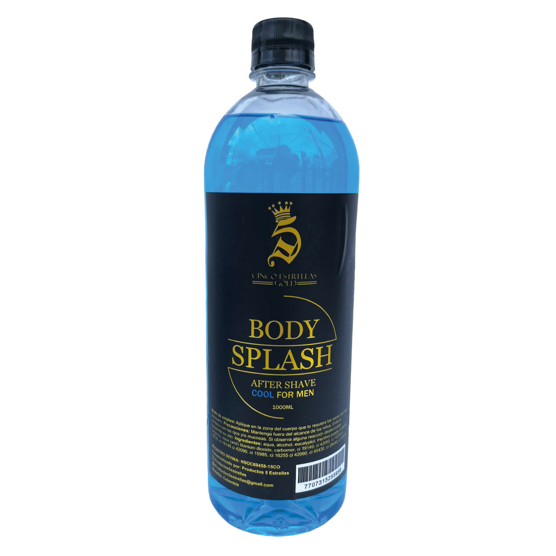 Combo barberia Lociones refrescantes y gel de afeitado 5 estrellas