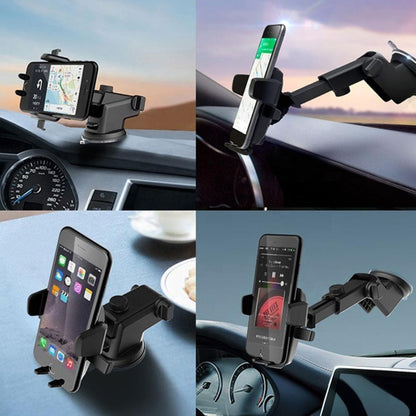 Soporte Celular Carro RT-H02 Brazo Giratorio 360 Con Ventosa