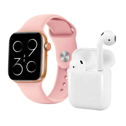 Reloj inteligente W26 pro max con audífonos y doble correa