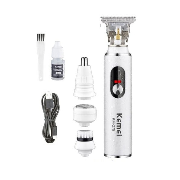 Patillera Recortadora eléctrica KM279 multifuncional 4 en 1 recargable