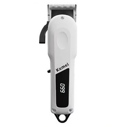 Máquina Motilar Cortadora Kemei KM807 Profesional recargable con pantalla LCD