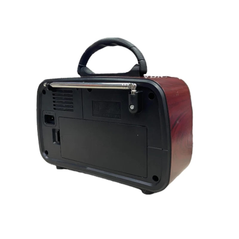 Parlante vintage recargable con USB FM bluetooth FX 172