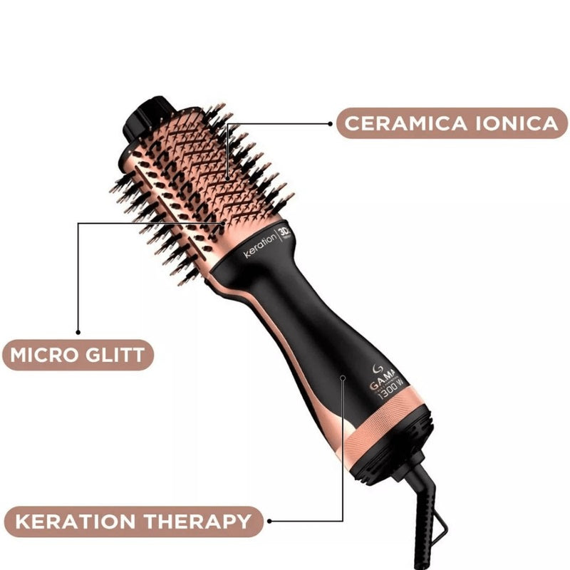 Cepillo Secador Gama Stylish Keration 3D 1200W  3 Velocidades