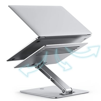Soporte base de aluminio para computador y tablet 1 brazo ajustable