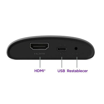 Convertidor a SmarTV Apps Roku Express 4K+ streaming HD 3941XB