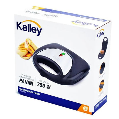 Sanduchera Kalley Panini K-SMP500 750W, Placas antiadherentes