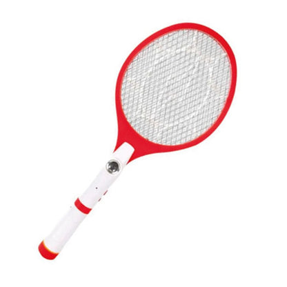 Raqueta mata zancudos recargable + linterna incorporada