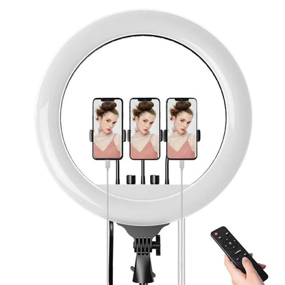 Aro de Luz LED Profesional RL-21" (53cm) Trípode + Control + Maleta