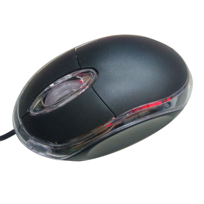 Mouse Óptico alámbrico con luces LED  Precisión y Comodidad