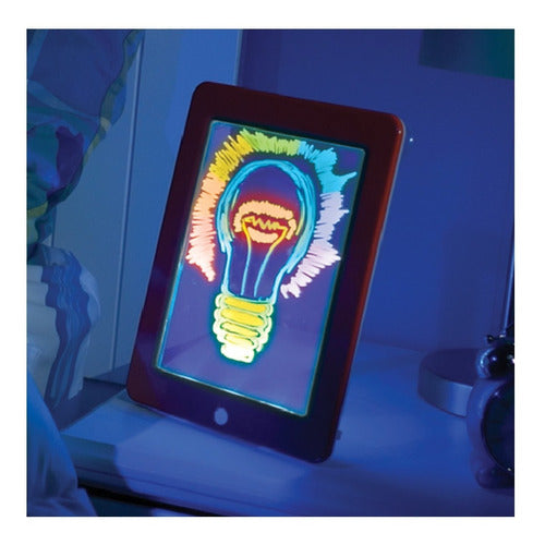 Tablero Mágico De Dibujo 3d Para Niños Y Niñas con marcadores