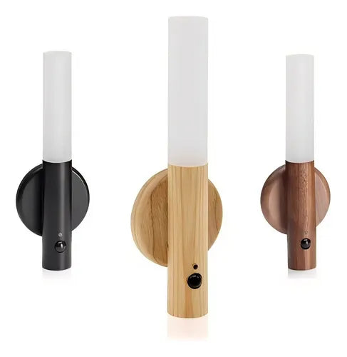 Lámpara luz magnética inteligente con sensor de movimiento recargable