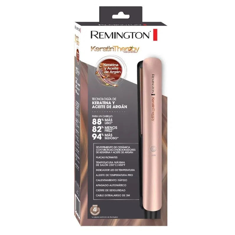 Plancha para el cabello Remington de  Keratina Y Aceite De Argán original