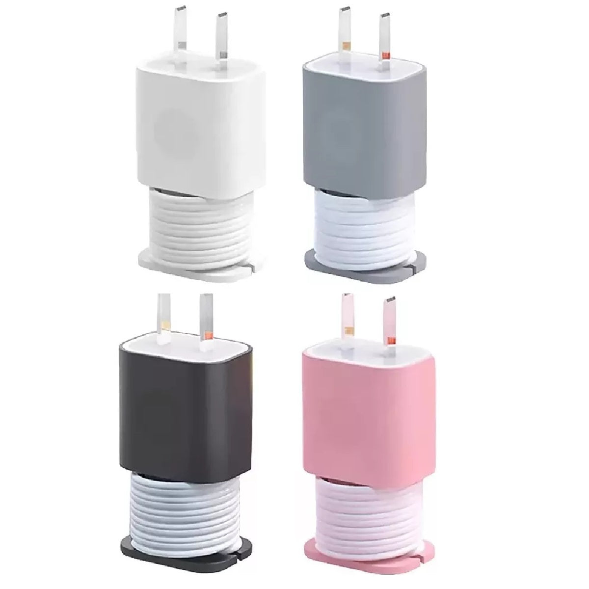 Funda protector de cargador para IPhone de silicona