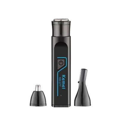 Trimmer Kemei KM277 Cortadora 3 en 1 con afeitadora, recortadora de nariz y orejas