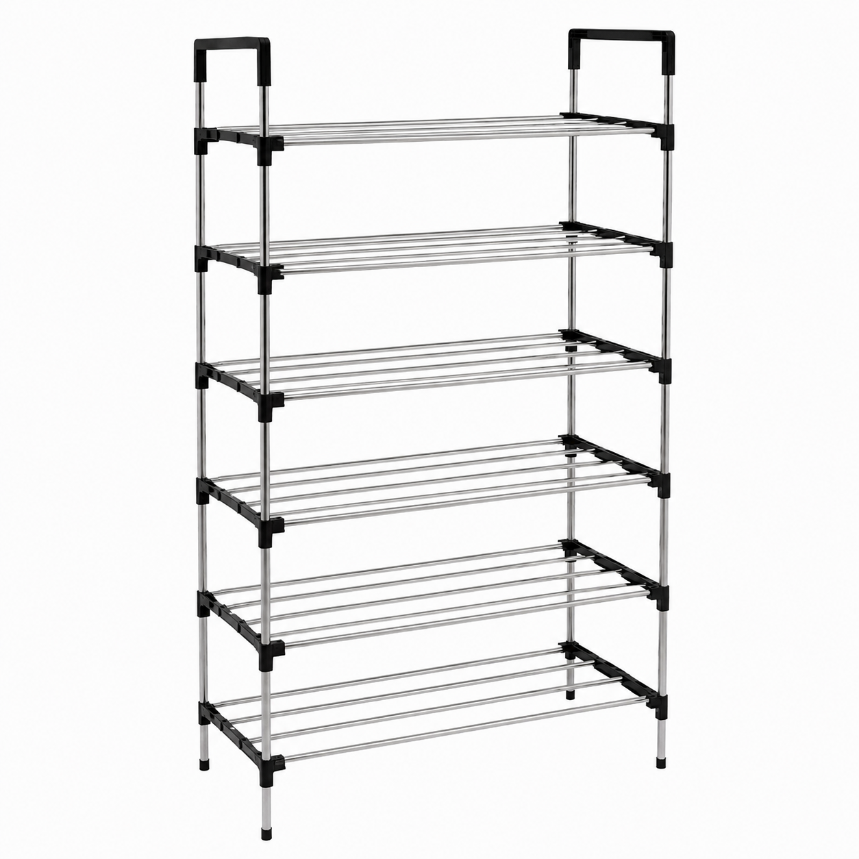 Zapatero Organizador Rack 6 Niveles Metálico 18 Pares