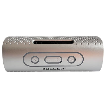 Parlante Bluetooth Koleer S819 Portátil 10W con Luces LED diseño metalico