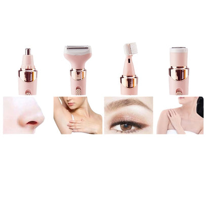 Rasuradora máquina depiladora femenina 4 en 1 recargable
