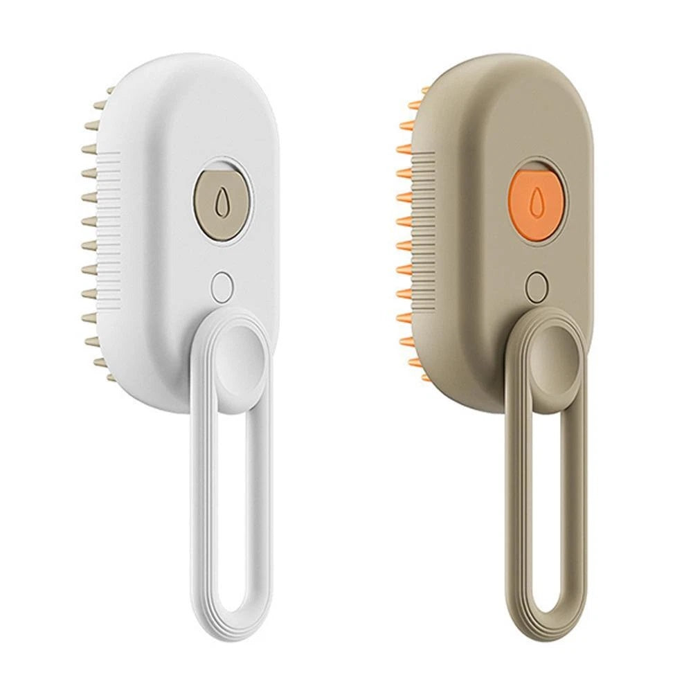 Cepillo Electrico Para Mascotas Spray Humidificador Masajeador 3 en 1