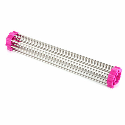 Rejilla escurridor de platos y verduras plegable para fregadero