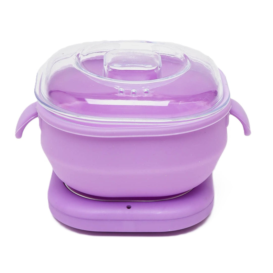 Olla Calentador de Cera Silicona Plegable Máquina de Depilación Eléctrica