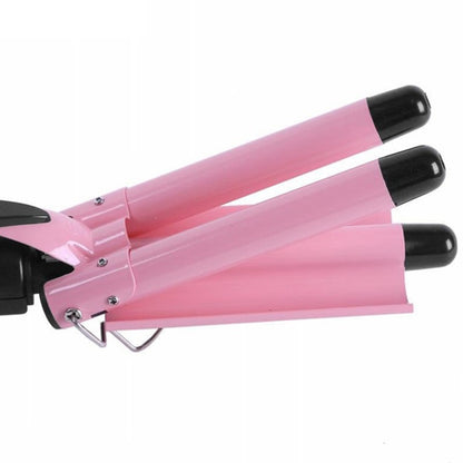 Rizador de cabello 3 tubos profesional 210C Hair Curly