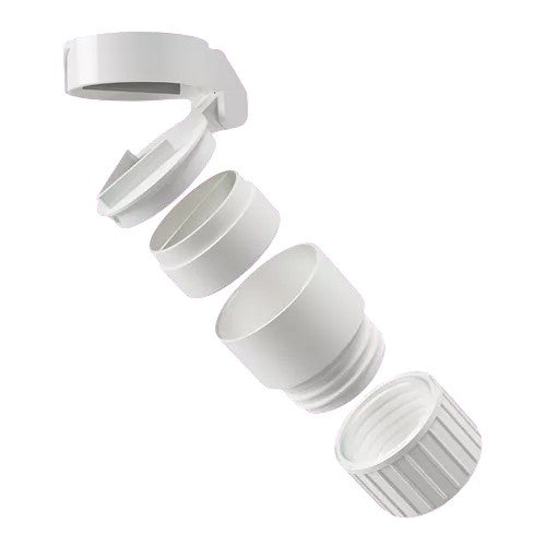 Pastillero con partidor y molino de medicamentos pequeño portátil