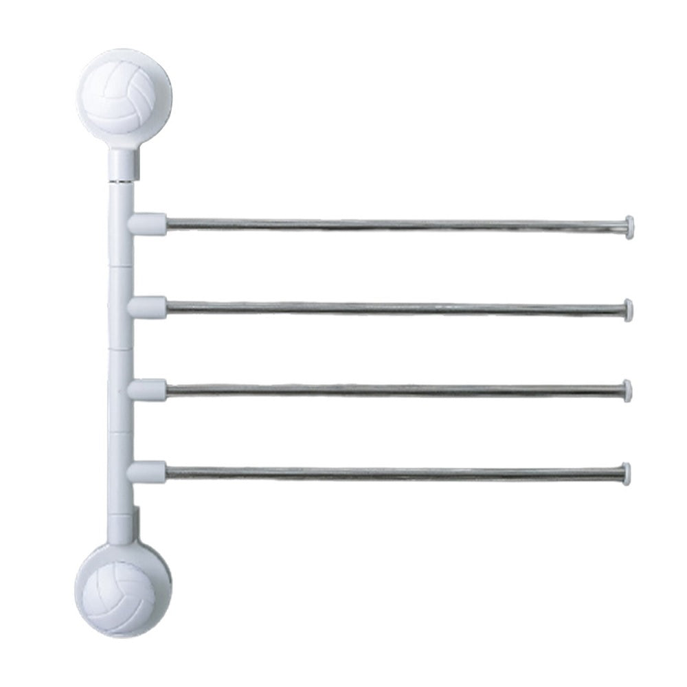 Soporte organizador de secador y toallas adhesivo