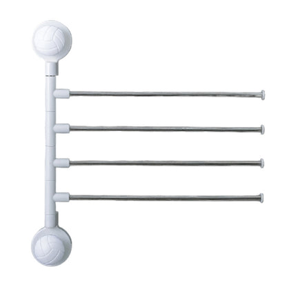 Soporte organizador de secador y toallas adhesivo