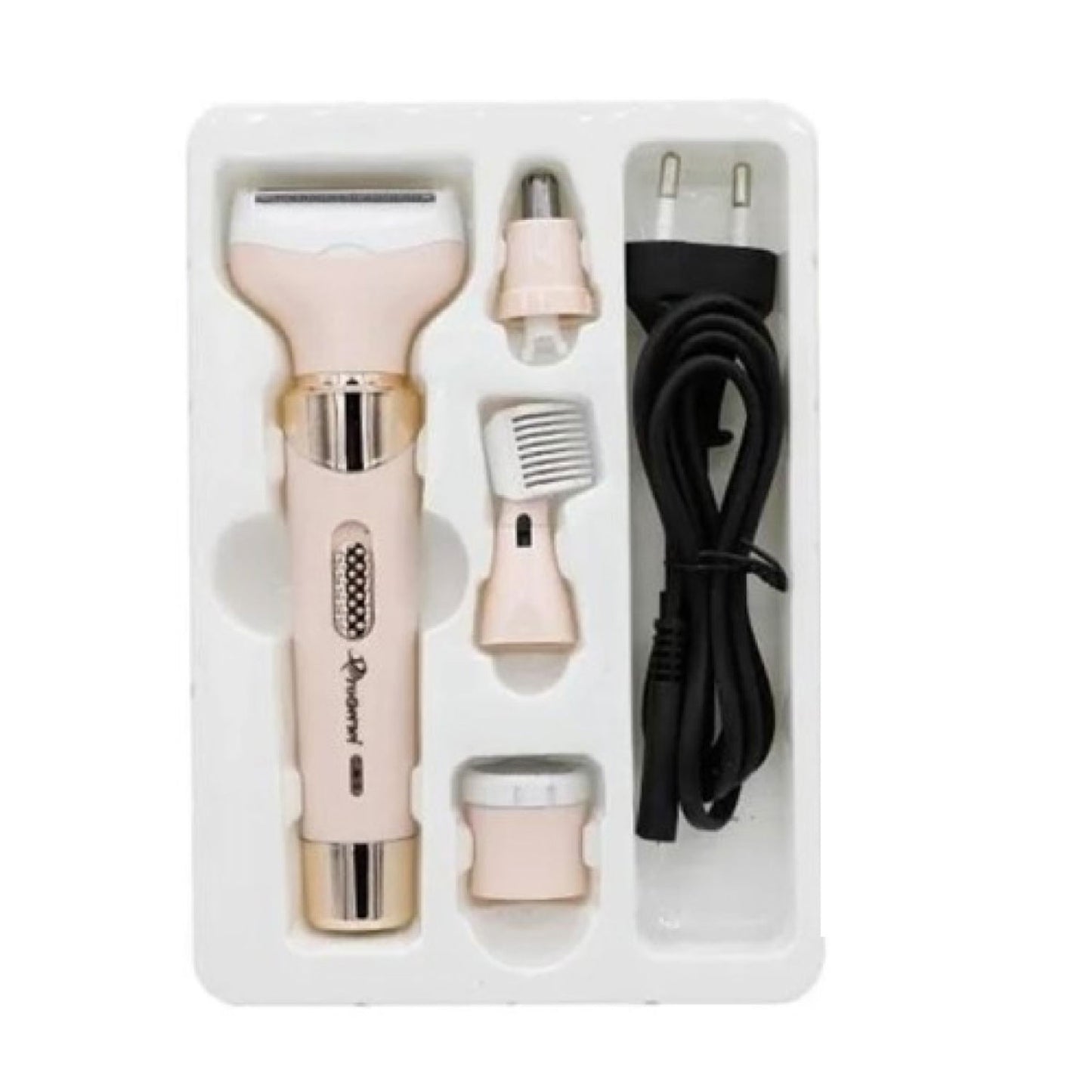 Rasuradora máquina depiladora femenina 4 en 1 recargable