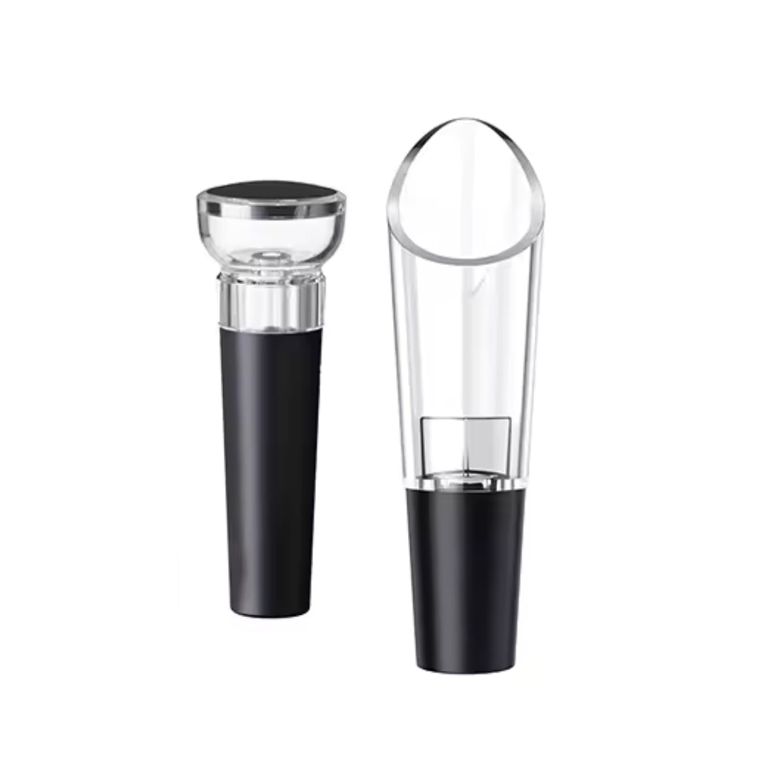 Destapador de Vinos De Aire Set 4 en 1 Accesorios Acero Inoxidable