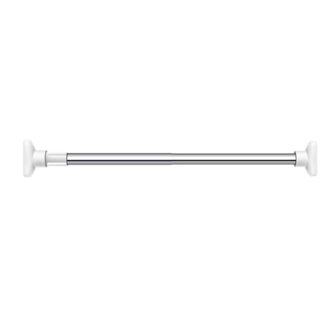 Barra Tubo Cortinero Expandible Ajustable 1.10m a 2m Acero Inoxidable