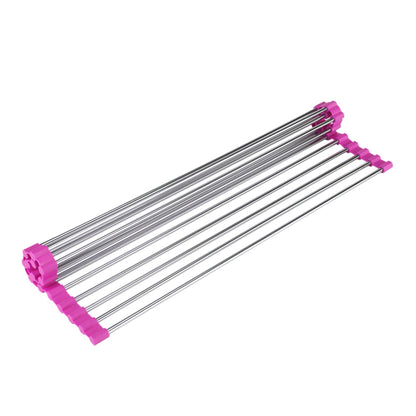 Rejilla escurridor de platos y verduras plegable para fregadero