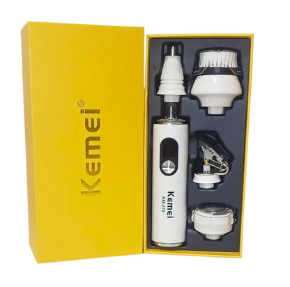 Patillera Recortadora eléctrica KM279 multifuncional 4 en 1 recargable